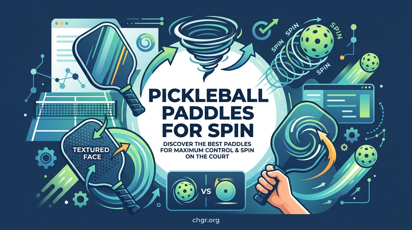Pickleball Paddles for Spin