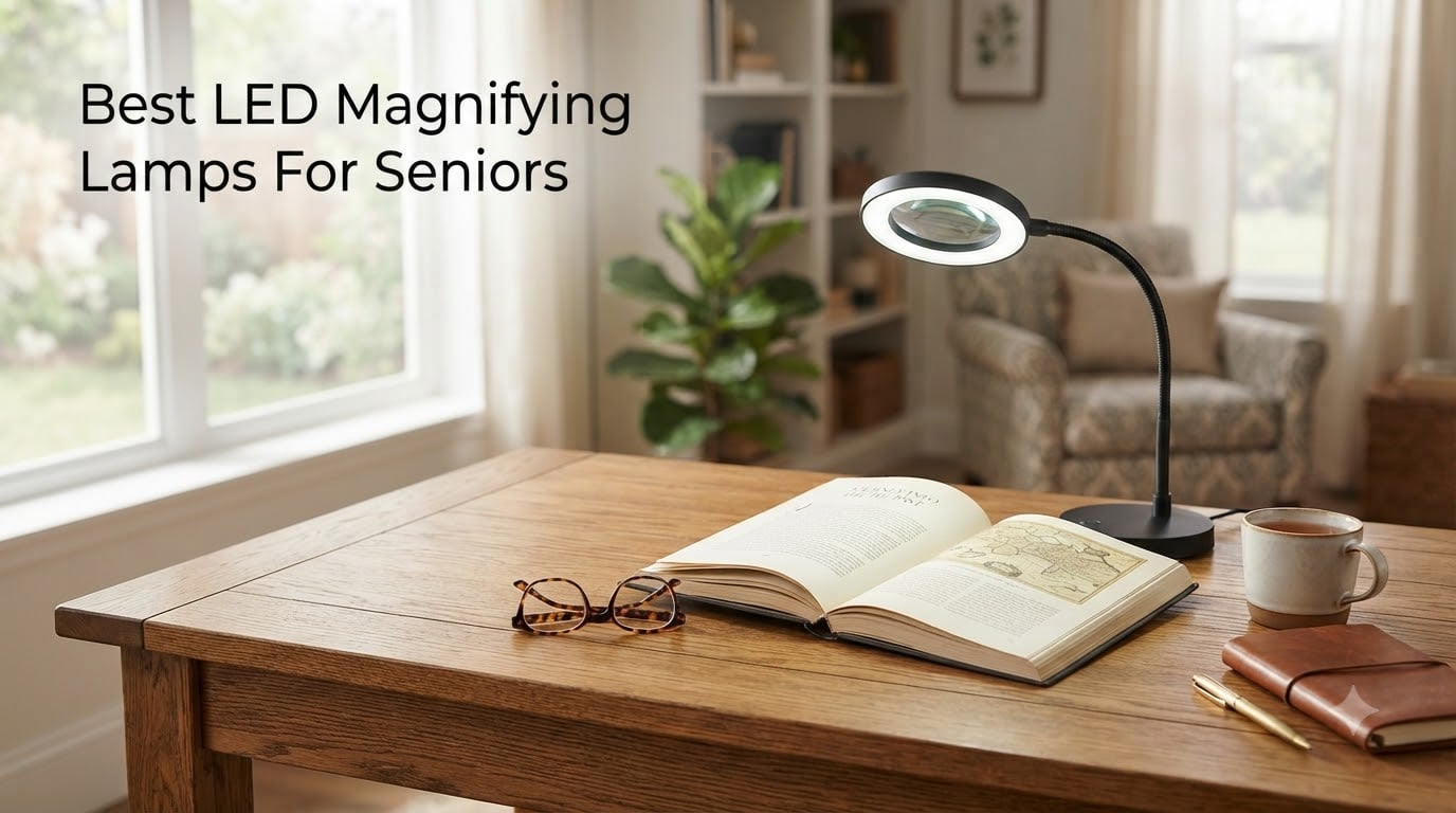 Best LED Magnifying Lamps For Seniors