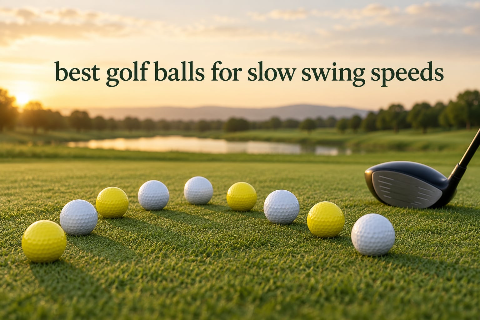 best golf balls for slow swing speeds
