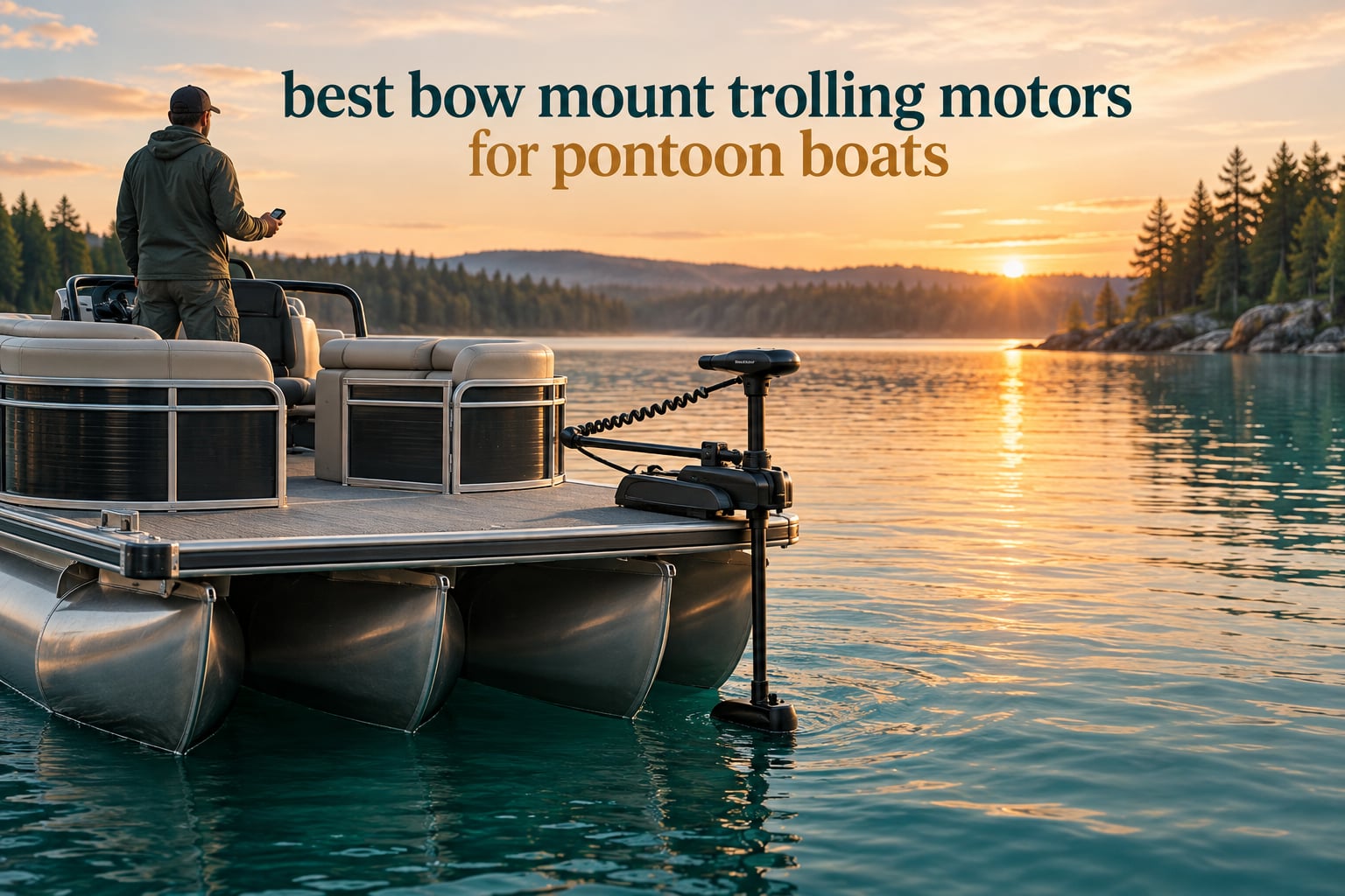 best bow mount trolling motors for pontoon boats