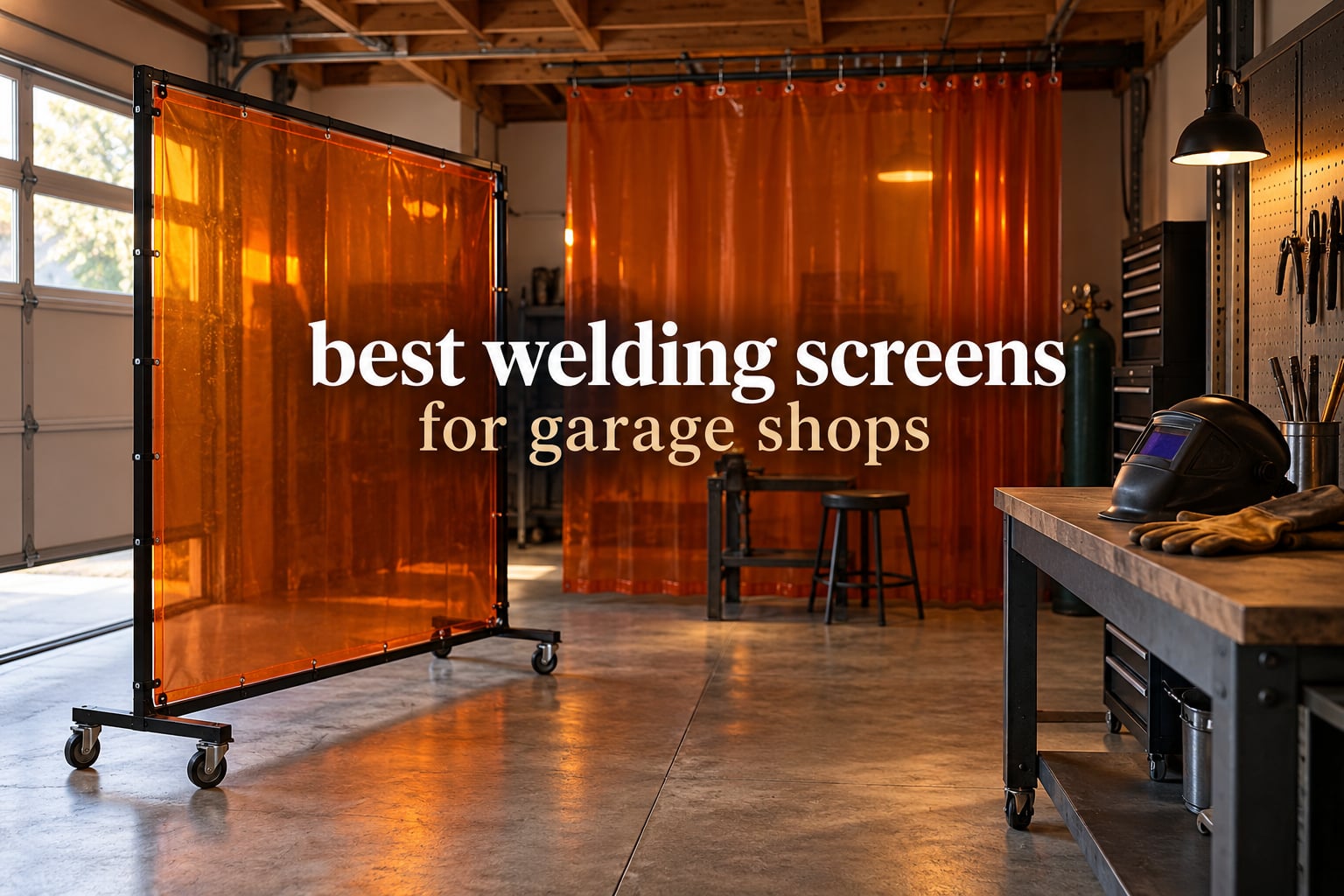 best welding screens for garage shops