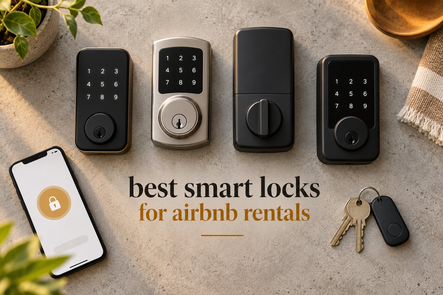 best smart locks for airbnb rentals