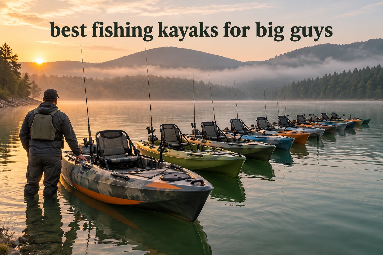best fishing kayaks for big guys